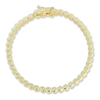 Glaze Jewelry Sterling Silver Polished Tennis Bracelet