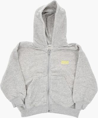 American Vintage Cotton Hooded Sweatshirt With Front Zip size 13 Y