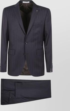 Tagliatore bruce mens suit notch lapel design