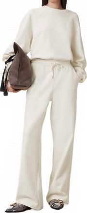 AllSaints Vin Haven Joggers In Tofu White