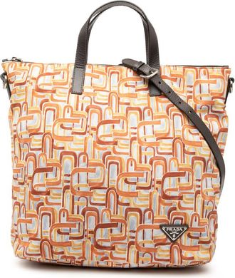 Prada Pre-owned Prada Tessuto Stampato Satchel Ladies WKUJMPWY7MXD6731