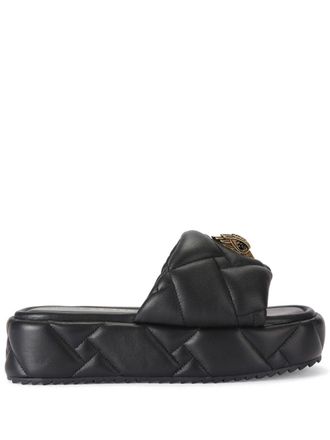 Kurt Geiger Kensington Puff leren sandalen - Zwart