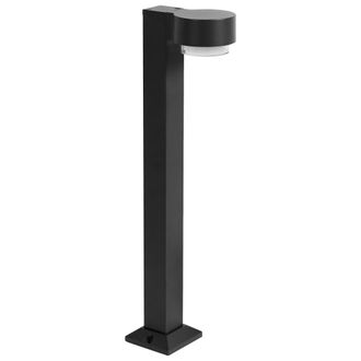 Beliani L&aacute;mpara De Bolardo De Jard&iacute;n Exterior Moderno 60 Cm De Aluminio Led Negro Anoia