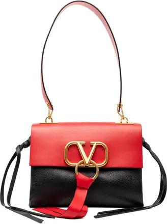 Valentino Pre-owned Valentino Small Colorblock Calfskin Vring Shoulder Bag Ladies IMO9ENQX0EHV7QL7