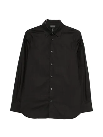 Emporio Armani Mens Logo Cotton Shirt