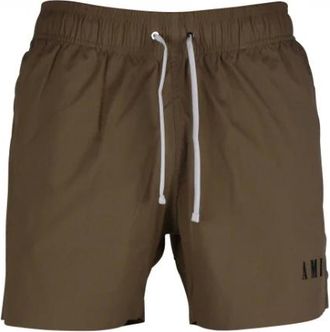 Amiri Badmode, Heren, Bruin, S, Polyester, Core Logo Zwembroek