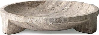 BIDKhome Dnu Bidkhome Travertine Bowl Small