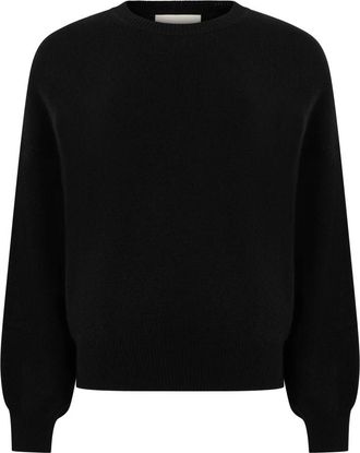 Lisa Yang Veira Sweater - Dames - Cashmere truien - Zwart - XS - Kasjmier - Truien & Vesten