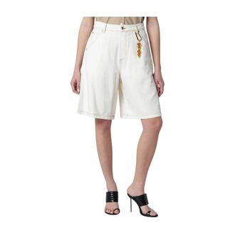 Darkpark Denim Shorts, female, Beige, Size: W26 Emily Denim Shorts