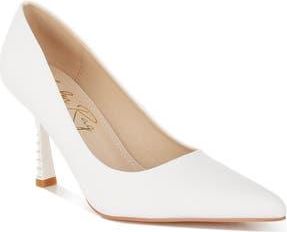 London Rag Zuzana Pointed Toe Pump in White at Nordstrom Rack, Size 6.5