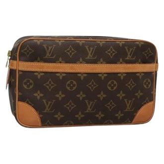 Louis Vuitton Pre-owned Clutches, female, Brown, Size: ONE SIZE Pre-owned Vintage Monogram Clutch