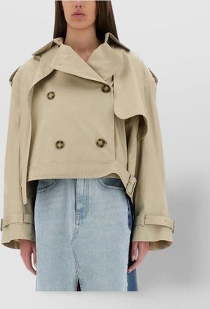 Stella McCartney short trench coat belt