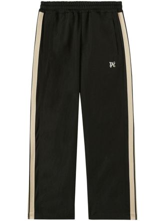 Palm Angels Pantaloni sportivi con ricamo - Nero