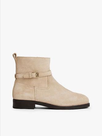 Tommy Hilfiger Botines de montar en ante con tira