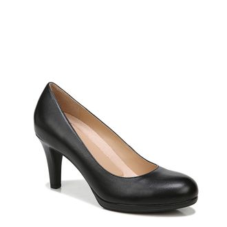 Naturalizer Womens Michelle Pump, Black Leather, 5 UK