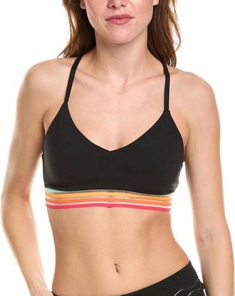 Spiritual Gangster Nikki Dream Tech Eco Bra In Black