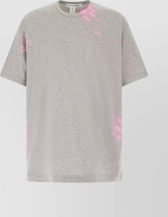 Comme Des Gar&ccedil;ons graphic print oversize cotton t-shirt