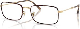 Ray-Ban 56mm Irregular optical glasses in Tortoise at Nordstrom