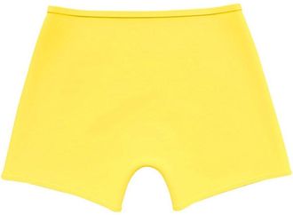 Generic Women Waterproof Silicone Boxer Shorts, Elastic Panties Trunks Shorts Swimming Leakproof Panty, Quick-Drying Silicone Bikini Underwear(Yellow)