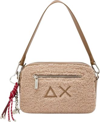 Sun 68 Bolso de Hombro Teddy - Bags - Mujer - Beige - ONE SIZE