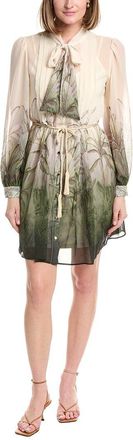 Julia Jordan Printed Chiffon Mini Dess