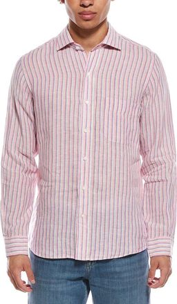 J.McLaughlin J. McLaughlin Gramercy Modern Fit Linen Shirt