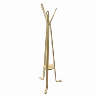 Vacchetti Vacchetti - Perchero De Pie De Madera Natural Con 3 Brazos 50cm X 170cm