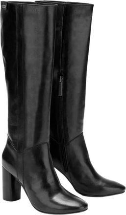Pepe Jeans London Pumps - Dames - Regenlaarzen - Zwart - 36 EU - Leer - Schoenen