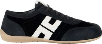 Elisabetta Franchi Nappa Sneakers - Dames - Sneakers - Zwart - 36 EU - Leer - Schoenen