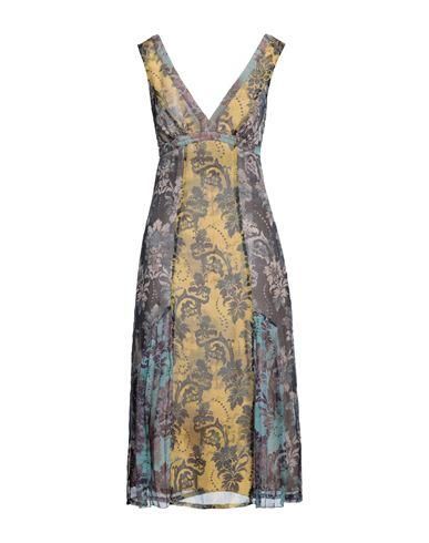 royal blue midi dress Royal Blue Midi Length Twist Cut Out Slip Dress, XS