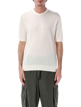 John Smedley Kempton Short Sleeve Knit Crewneck Tee