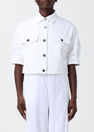 Max Mara Giacca crop in cotone