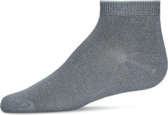 MeMoi Basic Silky-Soft Gauge Ankle Sock in Blue Fog at Nordstrom, Size 6-12M
