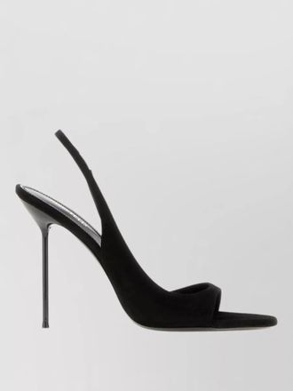 PARIS TEXAS suede leather slingback sandals