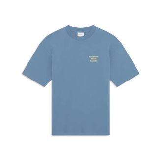 Dr&ocirc;le de Monsieur T-Shirts, male, Blue, Size: XL Le T-shirt Slogan