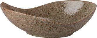 10 Strawberry Street Set Of 2 Whittier Tiger Eye Canoe Bowls