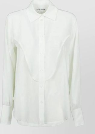 Victoria Beckham blouse featuring yoke collar and buttons