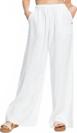 Roxy What A Vibe Pant In Snow White
