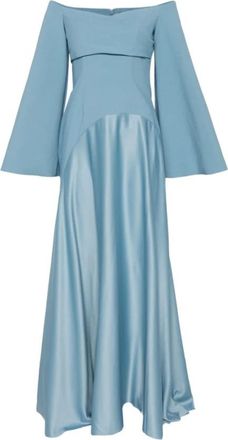 Solace London Gowns, female, Blue, Size: 2XS Solace London Dresses