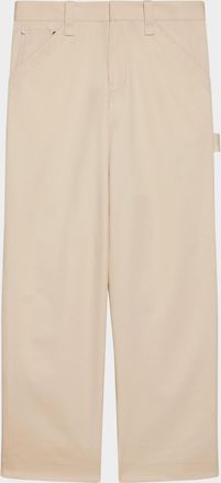 Helmut Lang Men & apos;s Flat-Front Cotton Five-Pocket Chino Pants