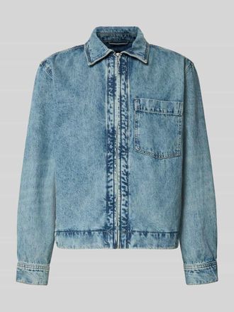 Boss Orange by Hugo Boss BOSS Orange Regular Fit Jeansjacke aus reiner Baumwolle Modell LUNEY BO in Jeansblau, Gr&ouml;&szlig;e XXL