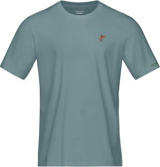 Norrøna 29 Cotton Activity Embroidery T-Shirt für Herren | türkis
