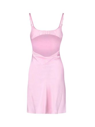 Courr&egrave;ges Courr&egrave;Ges Silk Slip Dress Dress - Pink