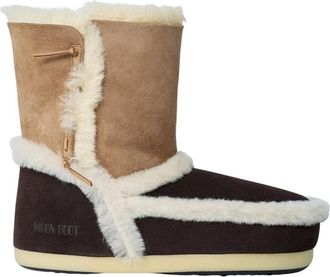 Moon Boot EVX Patch Low Nylon Boots - Dames - Winterlaarzen - Bruin - 35 EU - Nylon - Schoenen