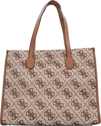 Guess Tassen, Dames, Bruin, ONE Size, Leer, Guess Tassen