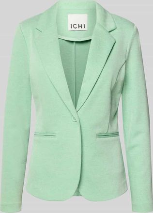 Ichi Slim Fit Blazer mit Paspeltaschen Modell KATE PIQUE in Hellgruen, Gr&ouml;&szlig;e XXL