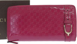 Gucci Pink Long Wallet (Bi-Fold) (Pre-Owned)