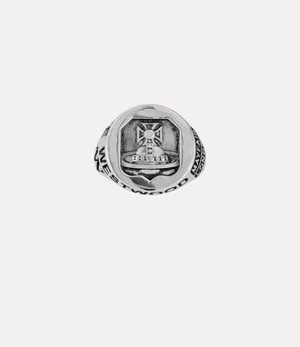 Vivienne Westwood Lancelot Chevalier Ring Platinum Silver Unisex