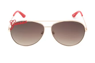 Guess GU7739 Aviator Sunglasses - Rose Gold