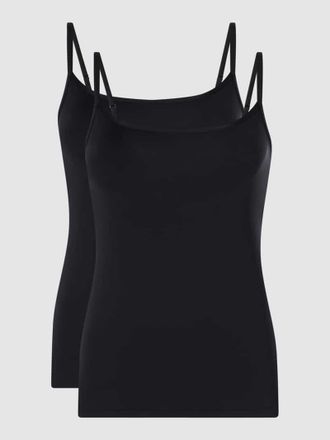 Skiny Skiny Top aus Mikrofaser im 2er-Pack Modell Advantage Micro in Black, Größe 36